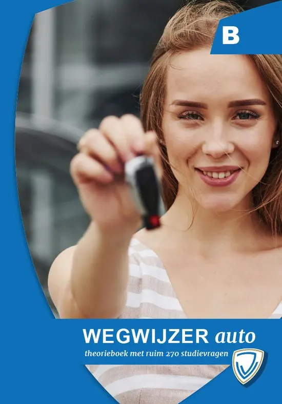 Lesboek autorijschool Peter - wegwijzer auto